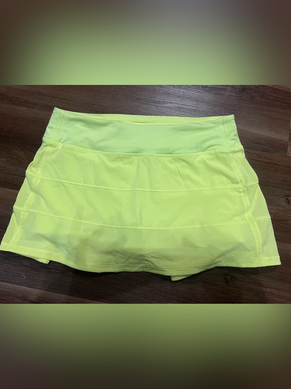 lululemon athletica Neon Yellow Circle Skirt